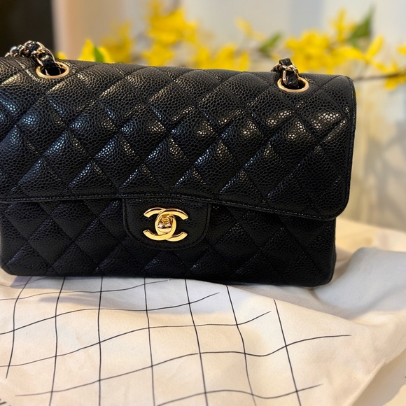 Chanel Classic Flap Bag Caviar Small 2022 series - Picture 3 of 16